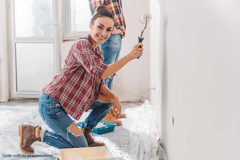 Her kan du finde billig maling online